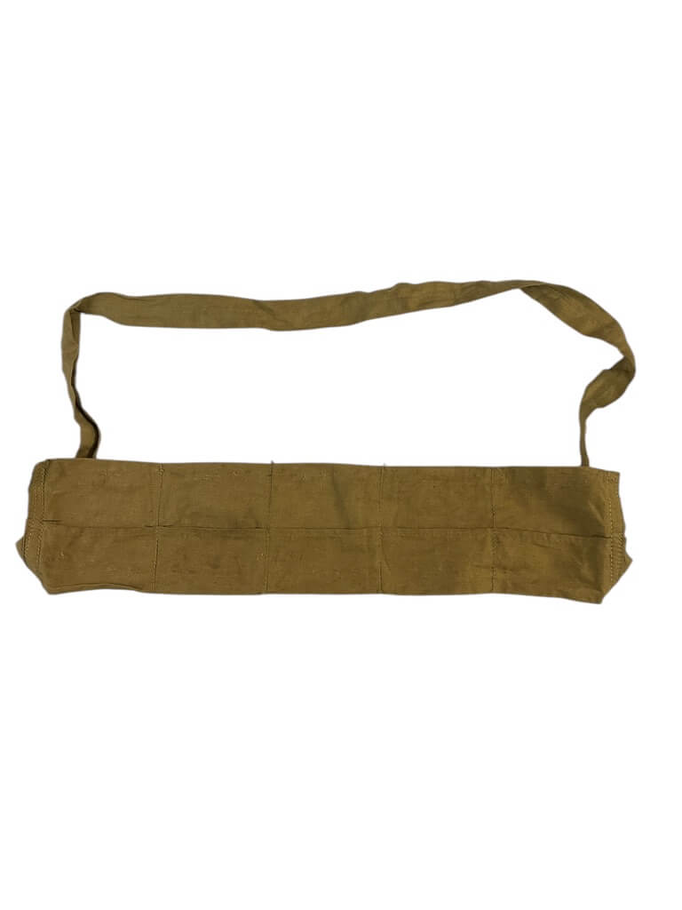 WW2 Canadian Army Ammo Bandolier Dated 1943 C Broad Arrowed WW2 Canadian Army Ammo Bandolier Dated 1943 C Broad Arrowed