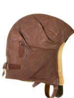 WW2 Canadian RCAF Type B Leather Flying Helmet Training Size 4 WW2 Canadian RCAF Type B Leather Flying Helmet Training Size 4