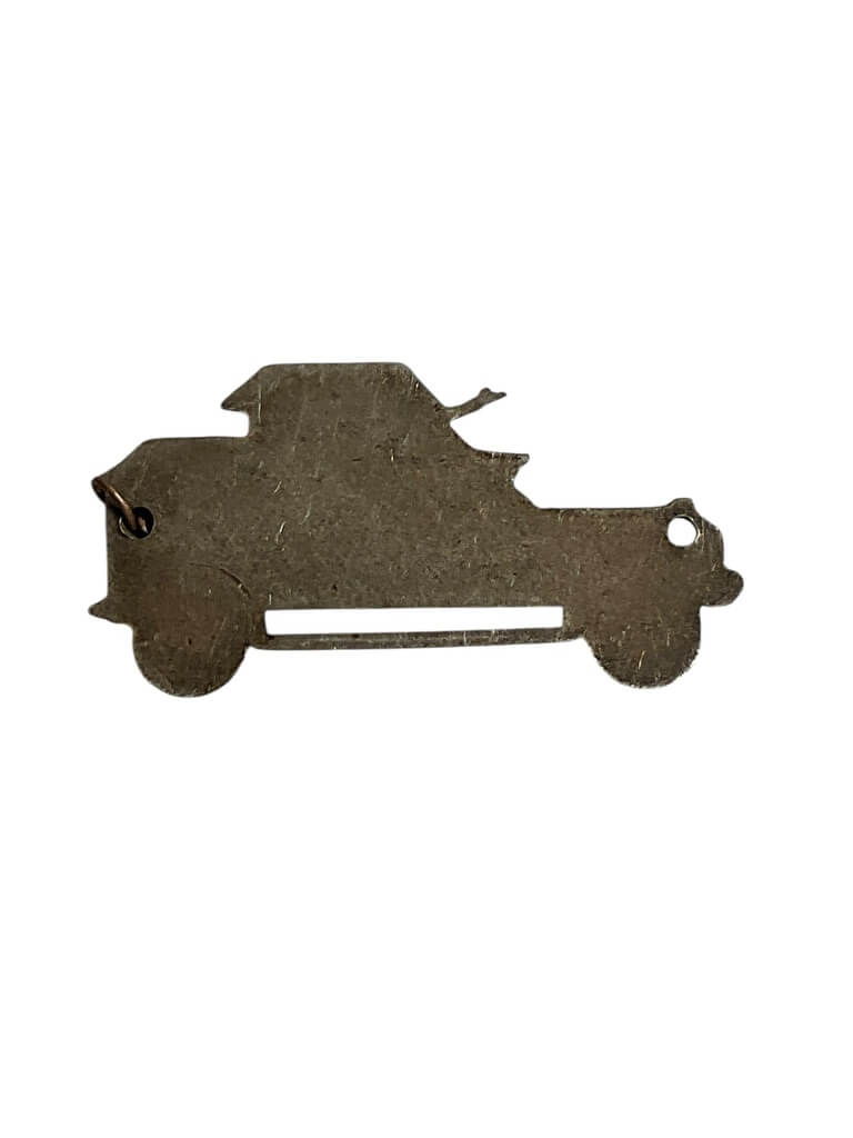 WW2 French Armoured Car Collar Insignia Single WW2 French Armoured Car Collar Insignia Single