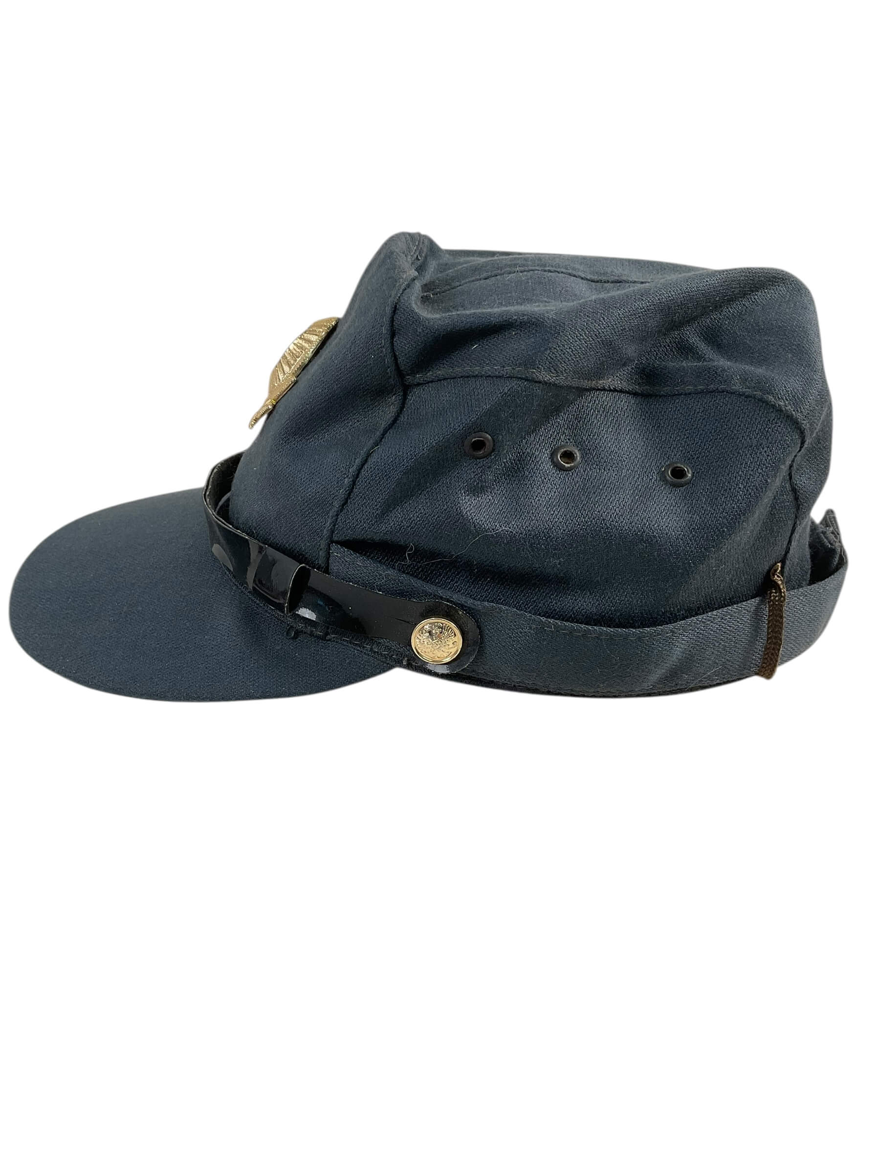 Russian Soviet Police Peak Cap Hat Size 7 1/4 Russian Soviet Police Peak Cap Hat Size 7 1/4