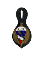 French SAS 18th Parachute Chasseur Regiment Pocket FOB Badge