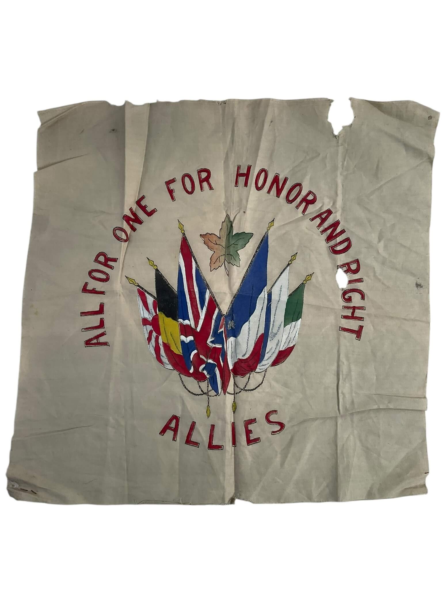 WW1 Canadian CEF Homefront Pillowcase Cover 20" X 20" WW1 Canadian CEF Homefront Pillowcase Cover 20" X 20"