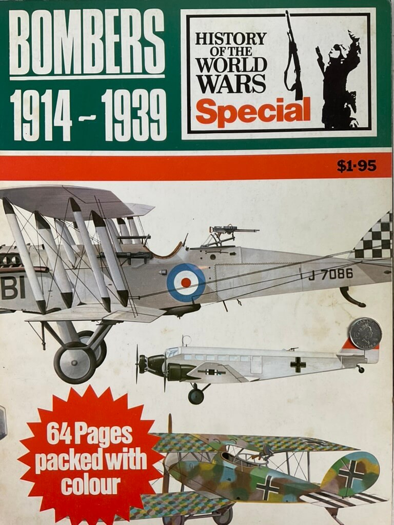 WW1 WW2 US British German Bombers 1914-1939 Used Softcover Reference Book WW1 WW2 US British German Bombers 1914-1939 Used Softcover Reference Book