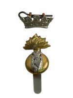 WW2 British Royal Irish Fusiliers Cap Badge