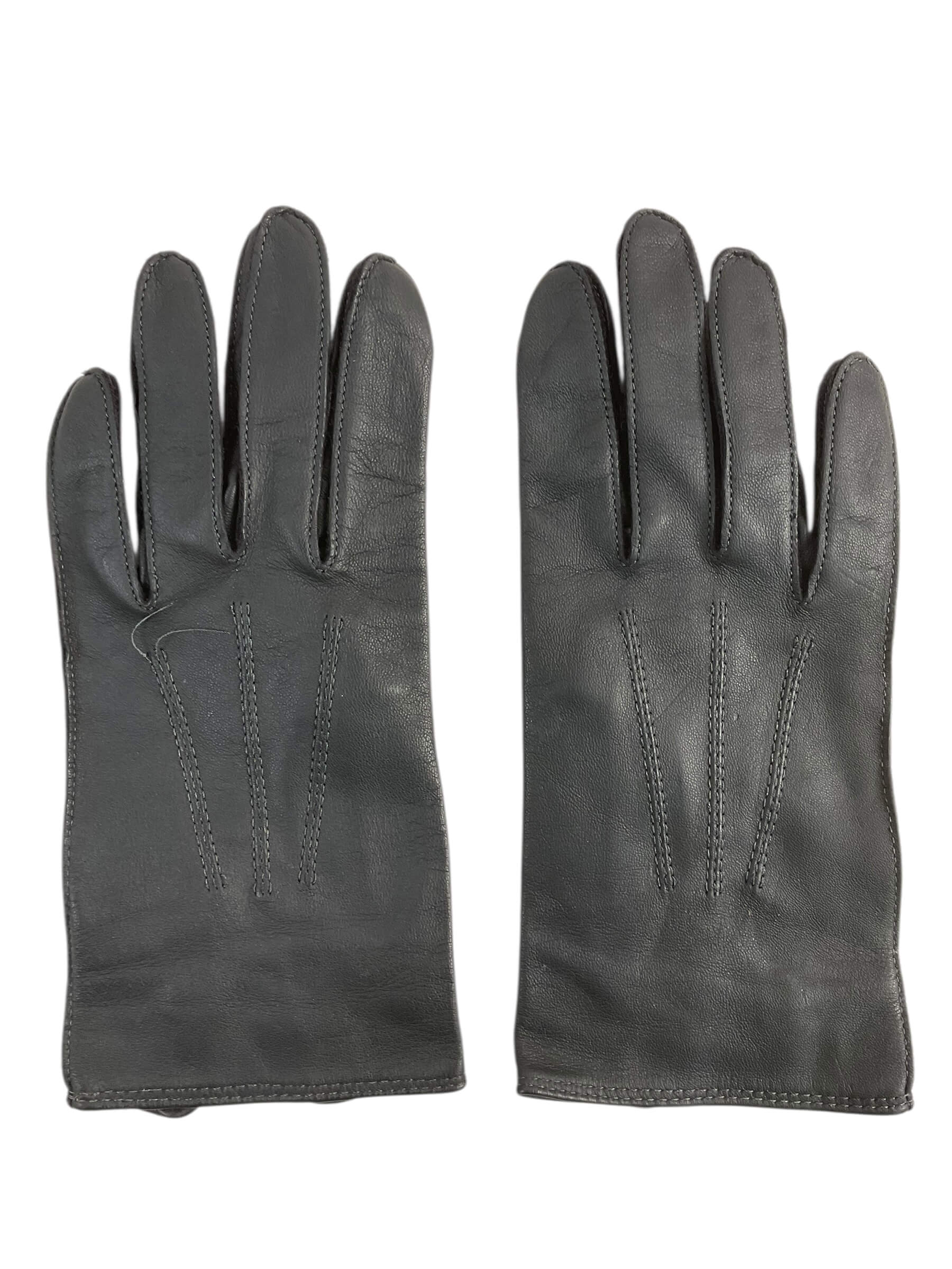 Royal Canadian Mounted Police RCMP Black Gloves Size 8 Dated 1989 Royal Canadian Mounted Police RCMP Black Gloves Size 8 Dated 1989