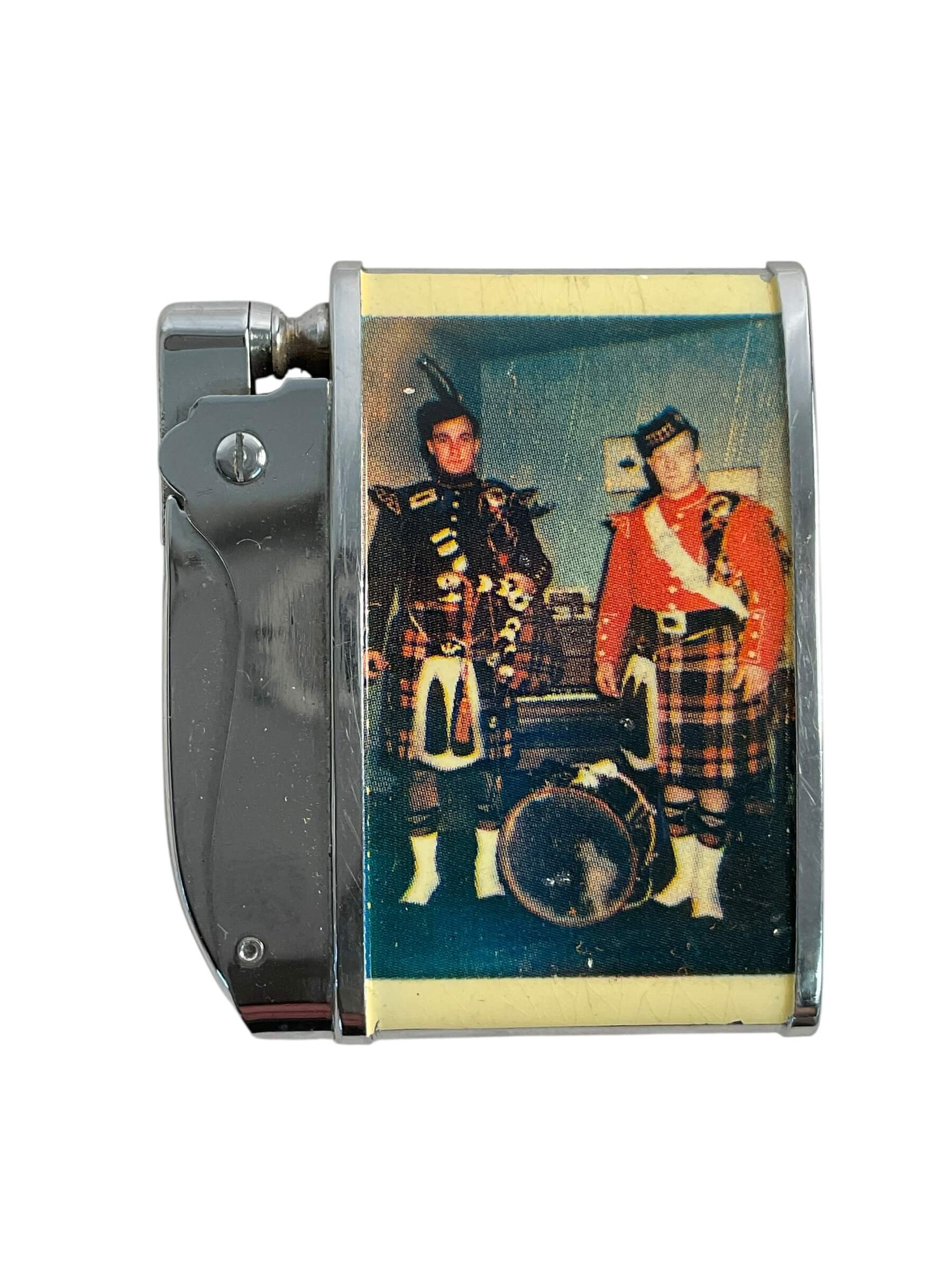 Canadian Kitimat BC Pipe Band Souvenir Lighter Working Canadian Kitimat BC Pipe Band Souvenir Lighter Working