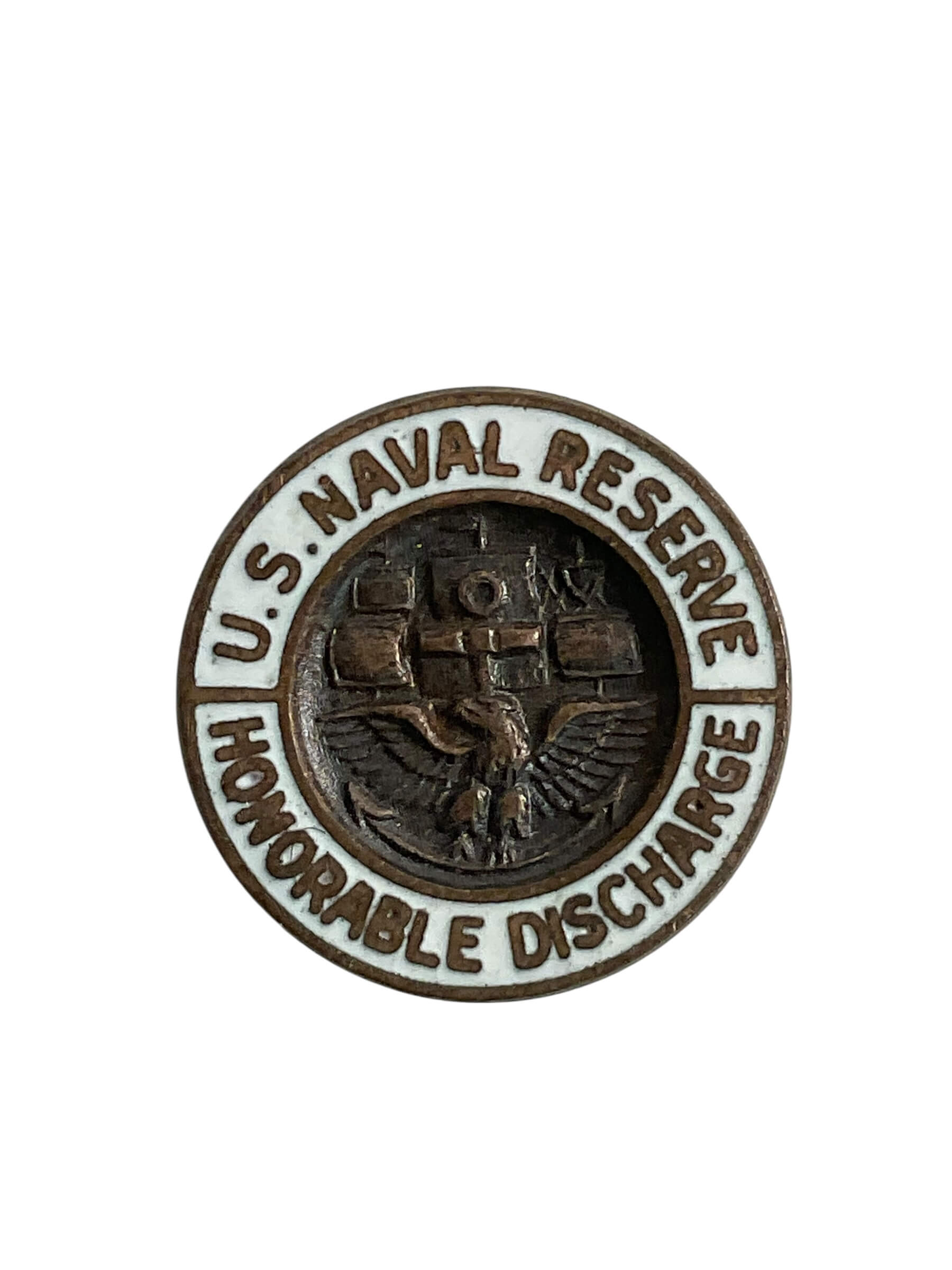 WW2 US USN Navy Reserve Honorable Discharge Pin WW2 US USN Navy Reserve Honorable Discharge Pin