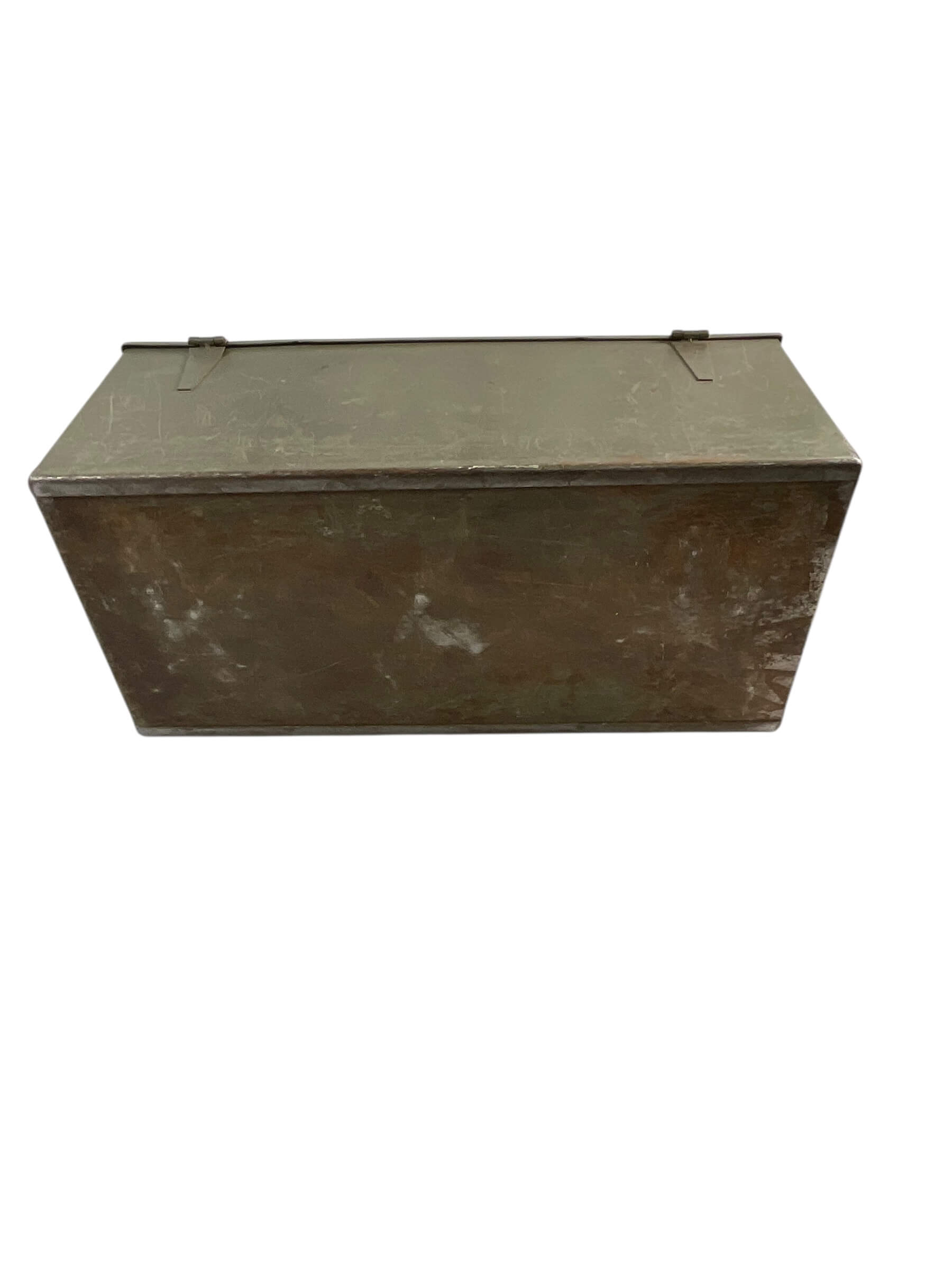 US Army Steel Foot Locker Box 29" X 13 1/2" X 11" EMPTY US Army Steel Foot Locker Box 29" X 13 1/2" X 11" EMPTY