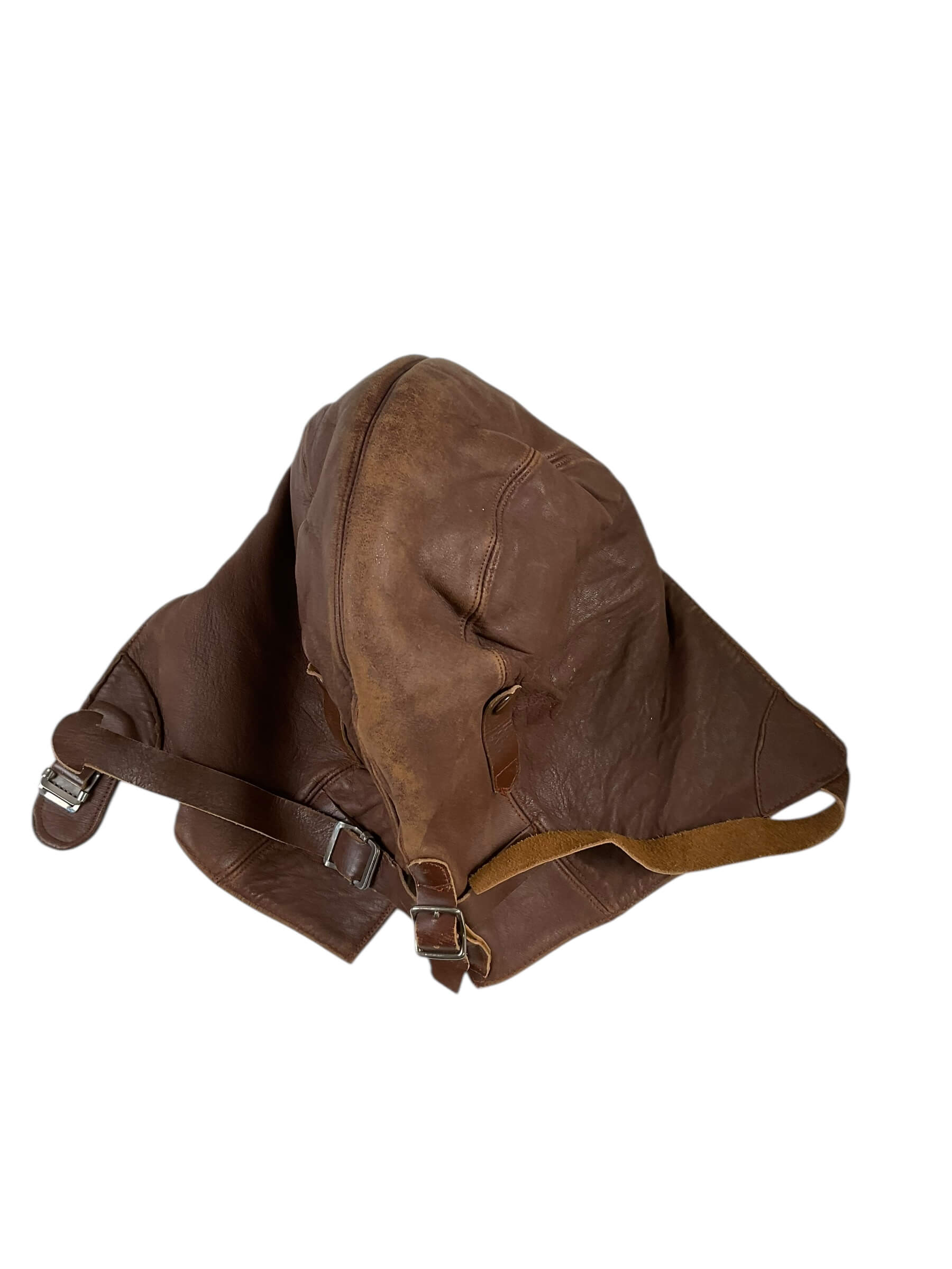 WW2 Canadian RCAF Type B Leather Flying Helmet Training Size 4 WW2 Canadian RCAF Type B Leather Flying Helmet Training Size 4