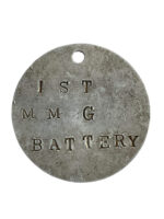 WW1 Canadian CEF Metal Dog Tag Medium Machine Gun With Service File WW1 Canadian CEF Metal Dog Tag Medium Machine Gun With Service File