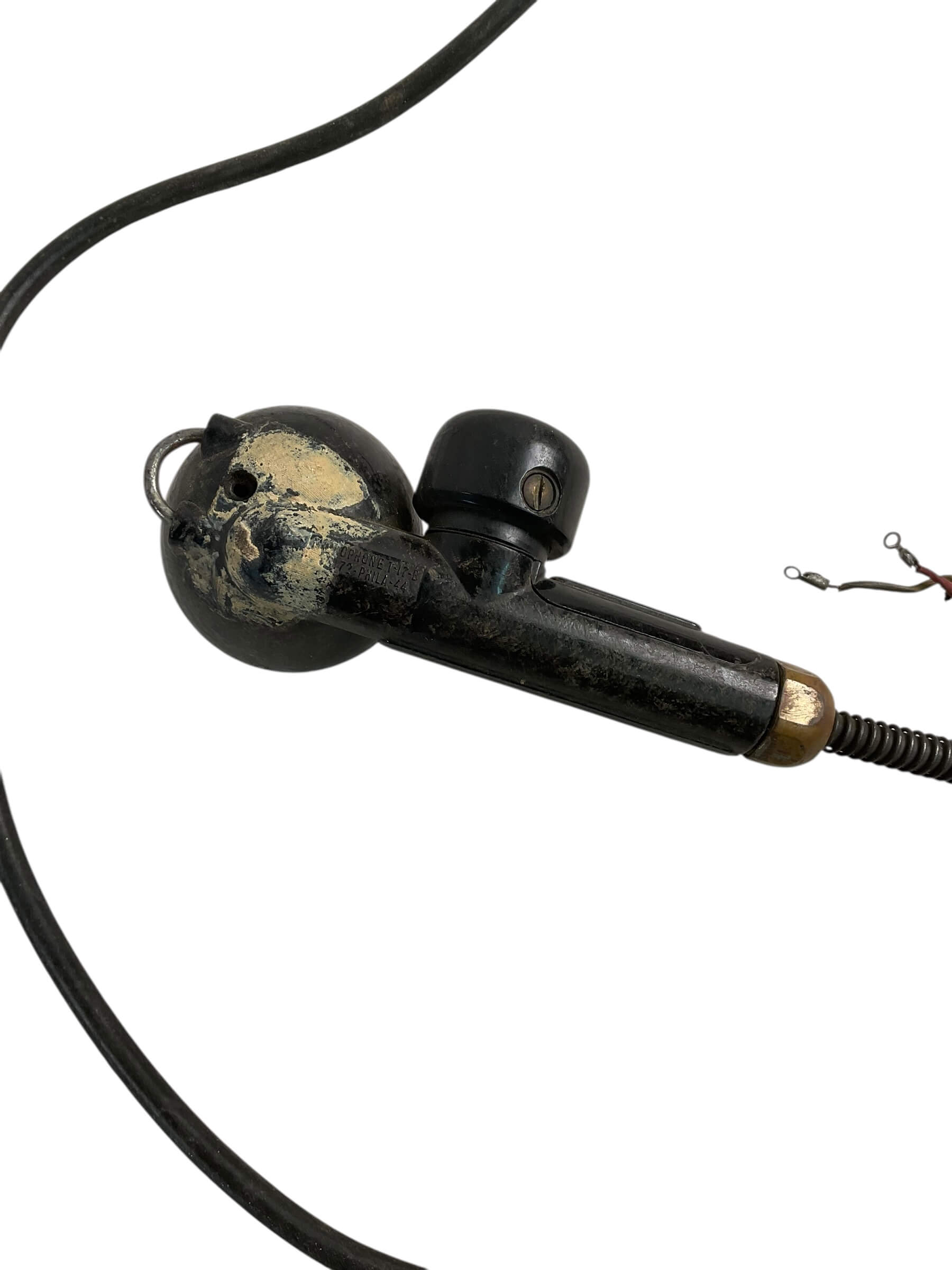 WW2 US Army Microphone T-17 & Lead WW2 US Army Microphone T-17 & Lead