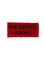 WW2 Canadian Reserve Army Patch Insignia