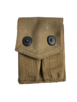WW1 US AEF M1911 Pistol Magazine Pouch Marked Russell 1918