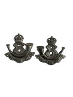 Canadian 8th Quebec Rifles Collars Insignia Pair