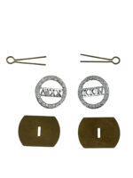 British Army 24th Regiment South Wales Borderers Staybright Collars Insignia Pair British Army 24th Regiment South Wales Borderers Staybright Collars Insignia Pair