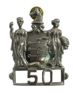 US New Jersey Police Hat Badge US New Jersey Police Hat Badge