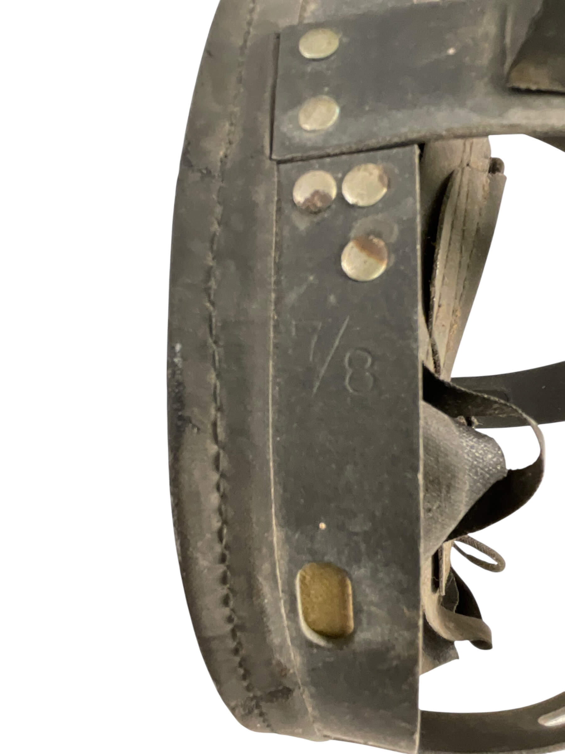 WW2 Canadian Mk2 Helmet Liner Dated 1943 Size 6 7/8 C Broad Arrowed WW2 Canadian Mk2 Helmet Liner Dated 1943 Size 6 7/8 C Broad Arrowed