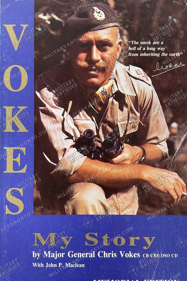 WW2 Canadian Vokes My Story Major General Chris Vokes Used Softcover ...
