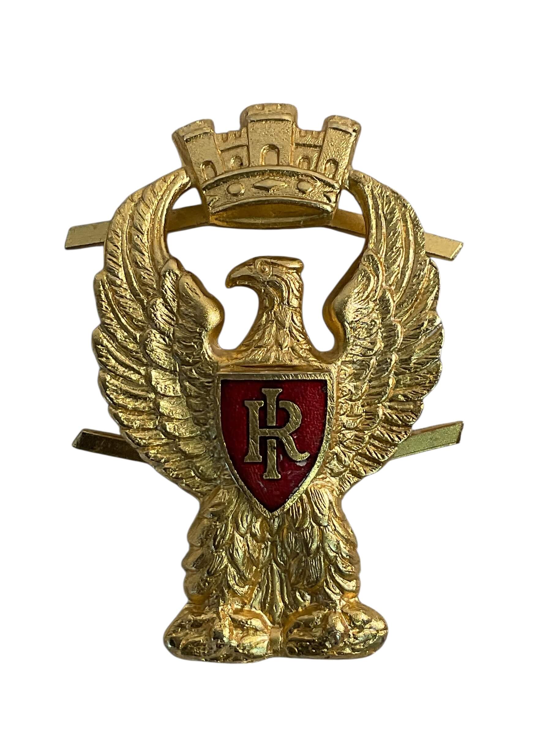 Italian Carabinieri Reali Military Police Cap Badge Italian Carabinieri Reali Military Police Cap Badge
