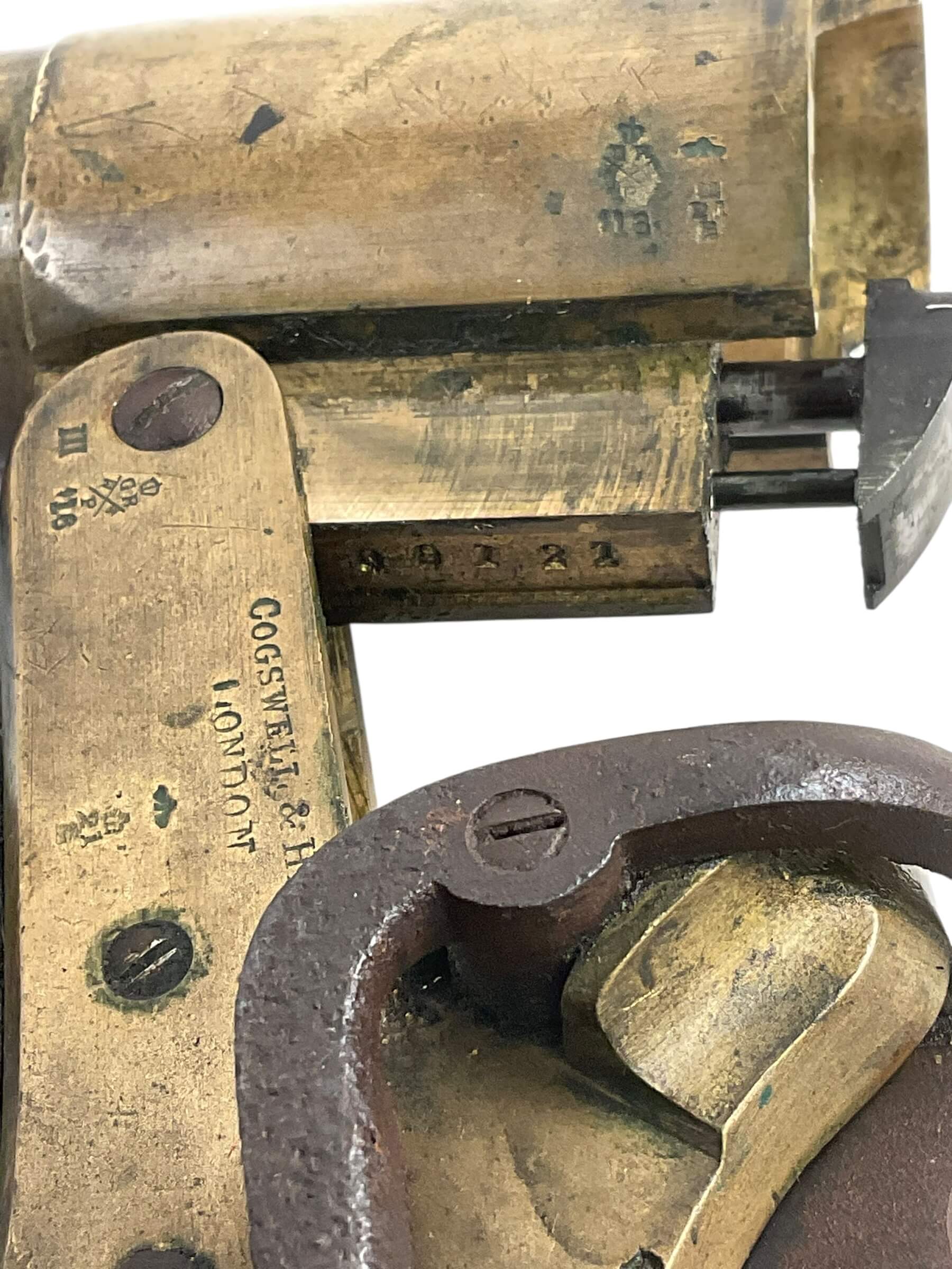 WW1 British BEF Cogswell and Harrison Brass Flare Pistol NO PAPERS WW1 British BEF Cogswell and Harrison Brass Flare Pistol NO PAPERS