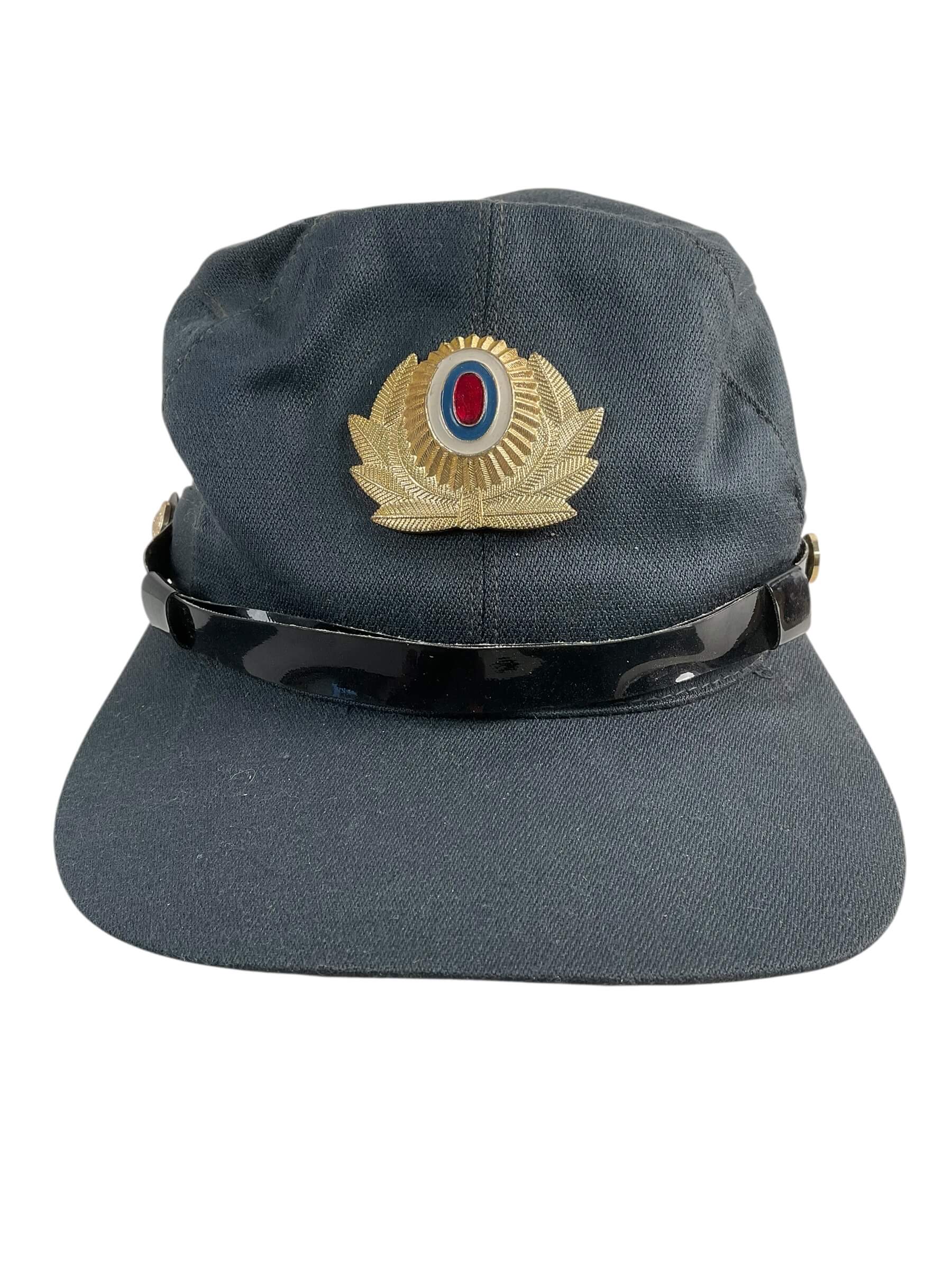 Russian Soviet Police Peak Cap Hat Size 7 1/4 Russian Soviet Police Peak Cap Hat Size 7 1/4