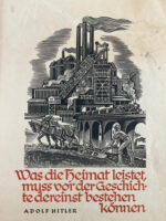 WW2 German NSDAP Quote Poster Print 13 1/2" X 9 1/2" (1)