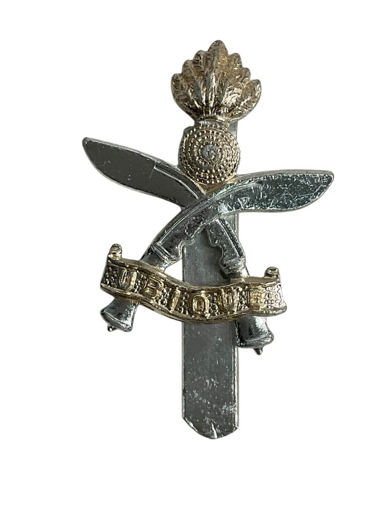 British Army Gurkha Engineers Staybright Cap Badge British Army Gurkha Engineers Staybright Cap Badge