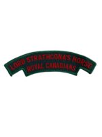 Lord Strathcona's Horse Royal Canadians Shoulder Title Insignia Single Lord Strathcona's Horse Royal Canadians Shoulder Title Insignia Single
