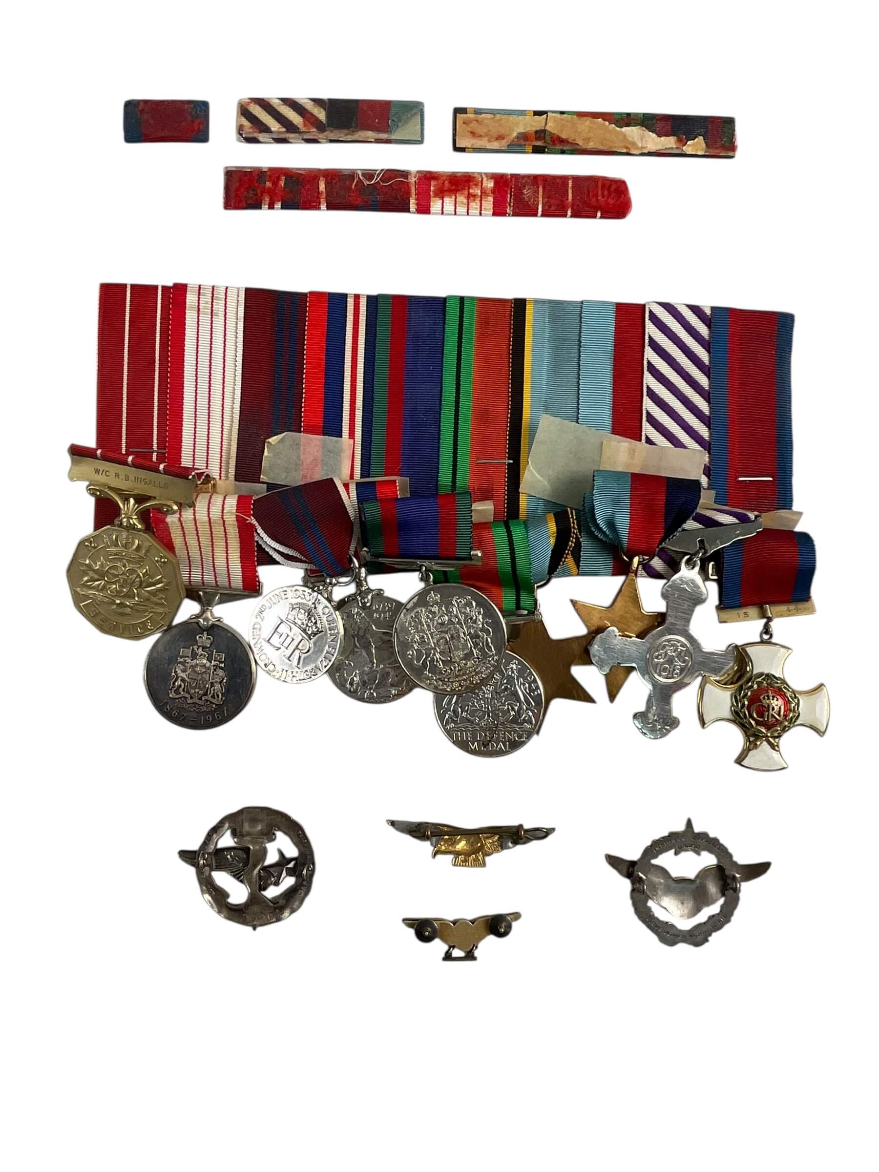 WW2 Canadian RCAF DSO DFC Log Book Pathfinder Medal Group With Research WW2 Canadian RCAF DSO DFC Log Book Pathfinder Medal Group With Research