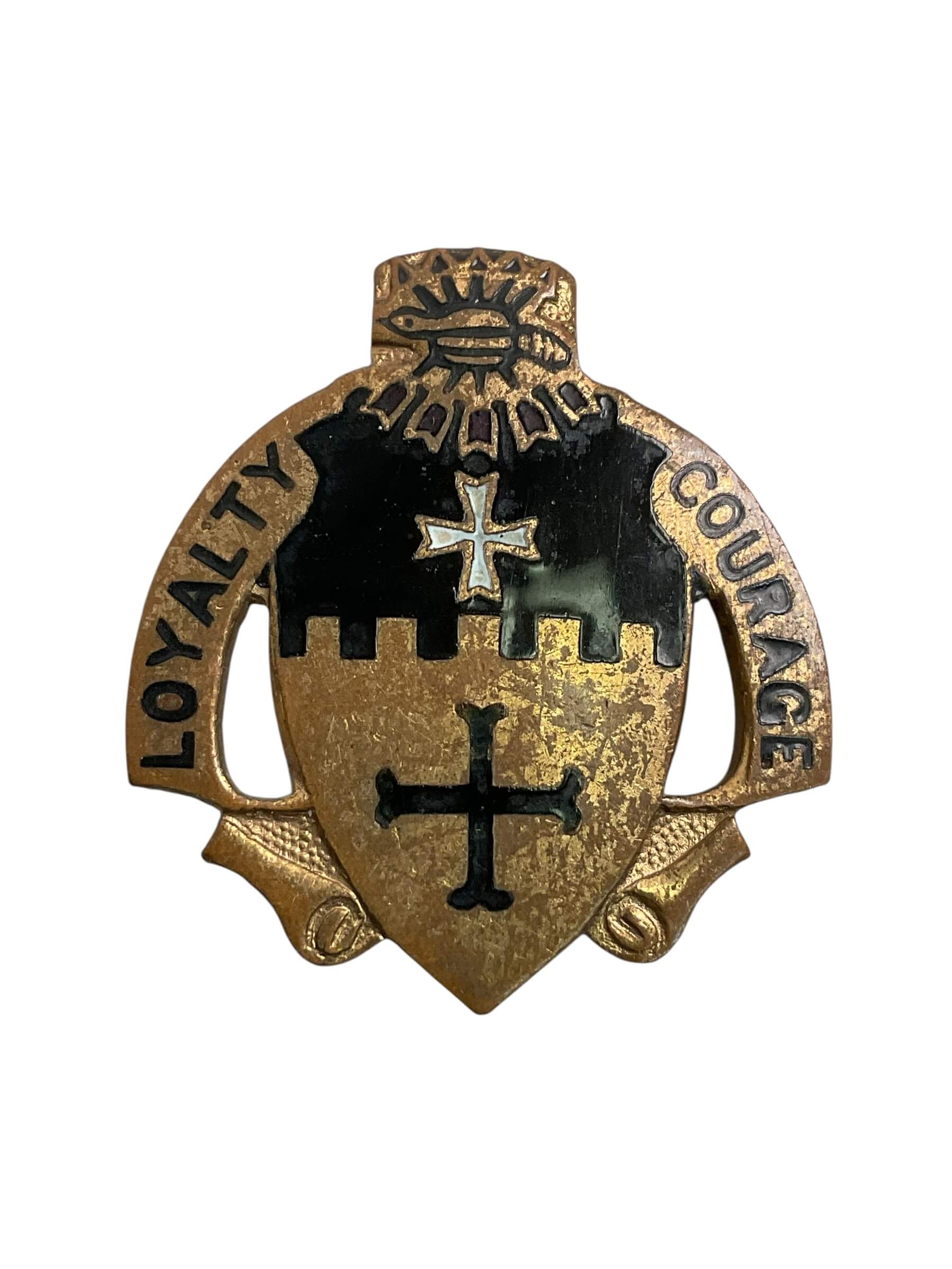 WW2 US Army DUI Distinctive Uniform Insignia 5th Cavalry Regiment Badge Pin WW2 US Army DUI Distinctive Uniform Insignia 5th Cavalry Regiment Badge Pin