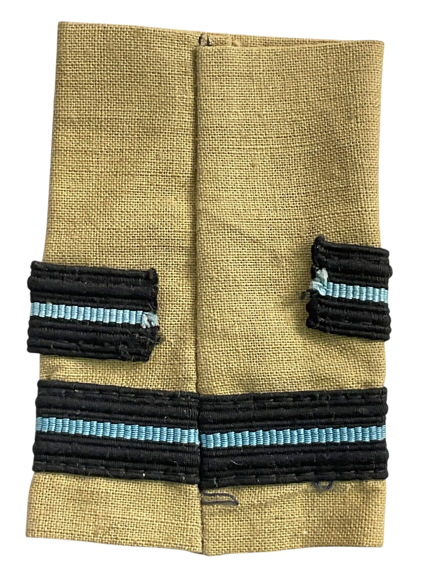 WW2 Canadian RCAF Flight Lieutenant Tropical Slip-On Insignia Single WW2 Canadian RCAF Flight Lieutenant Tropical Slip-On Insignia Single