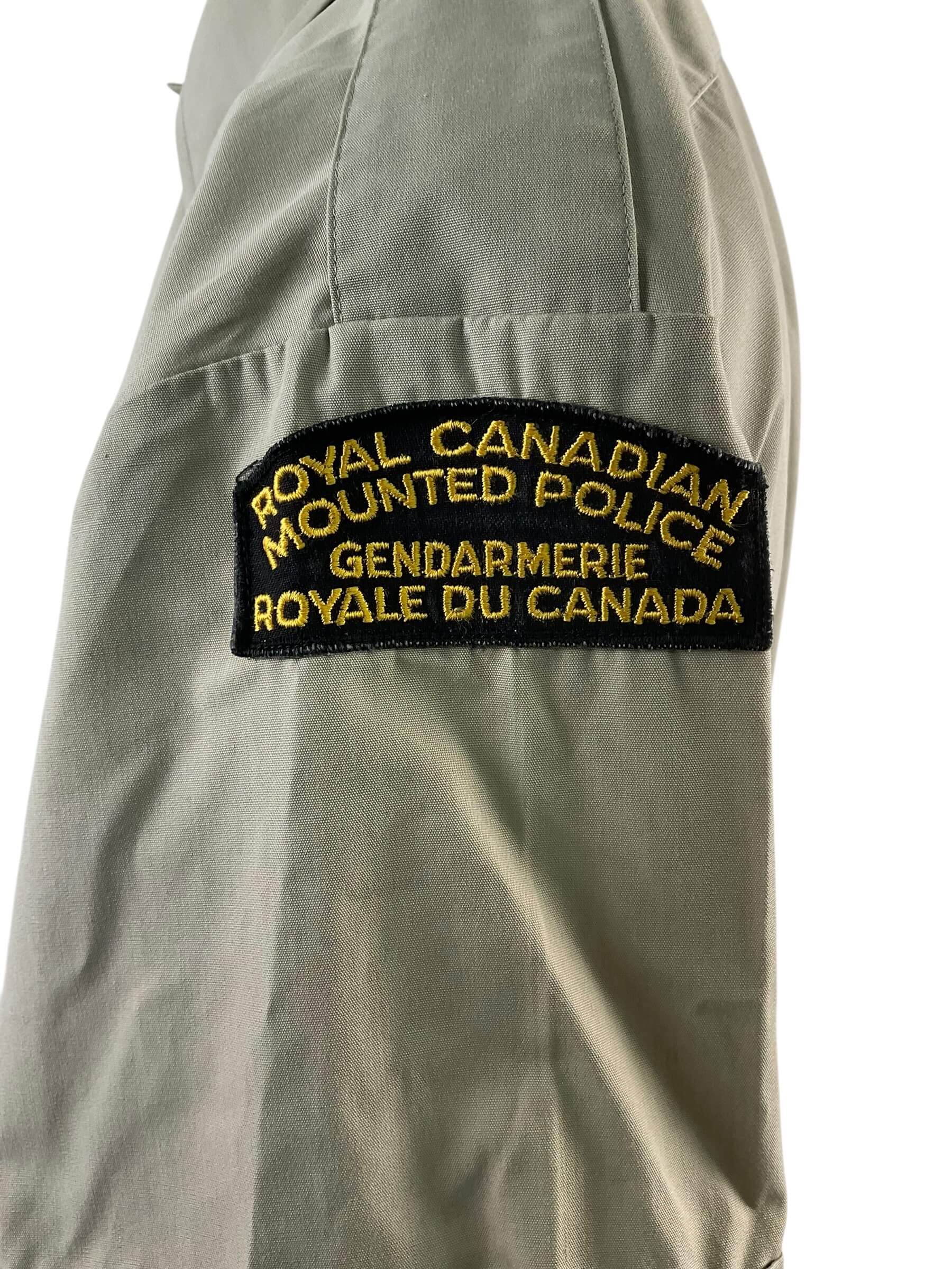 Royal Canadian Mounted Police RCMP Brown Uniform Jacket Size 40 Sergeant Rank With Shirt Royal Canadian Mounted Police RCMP Brown Uniform Jacket Size 40 Sergeant Rank With Shirt