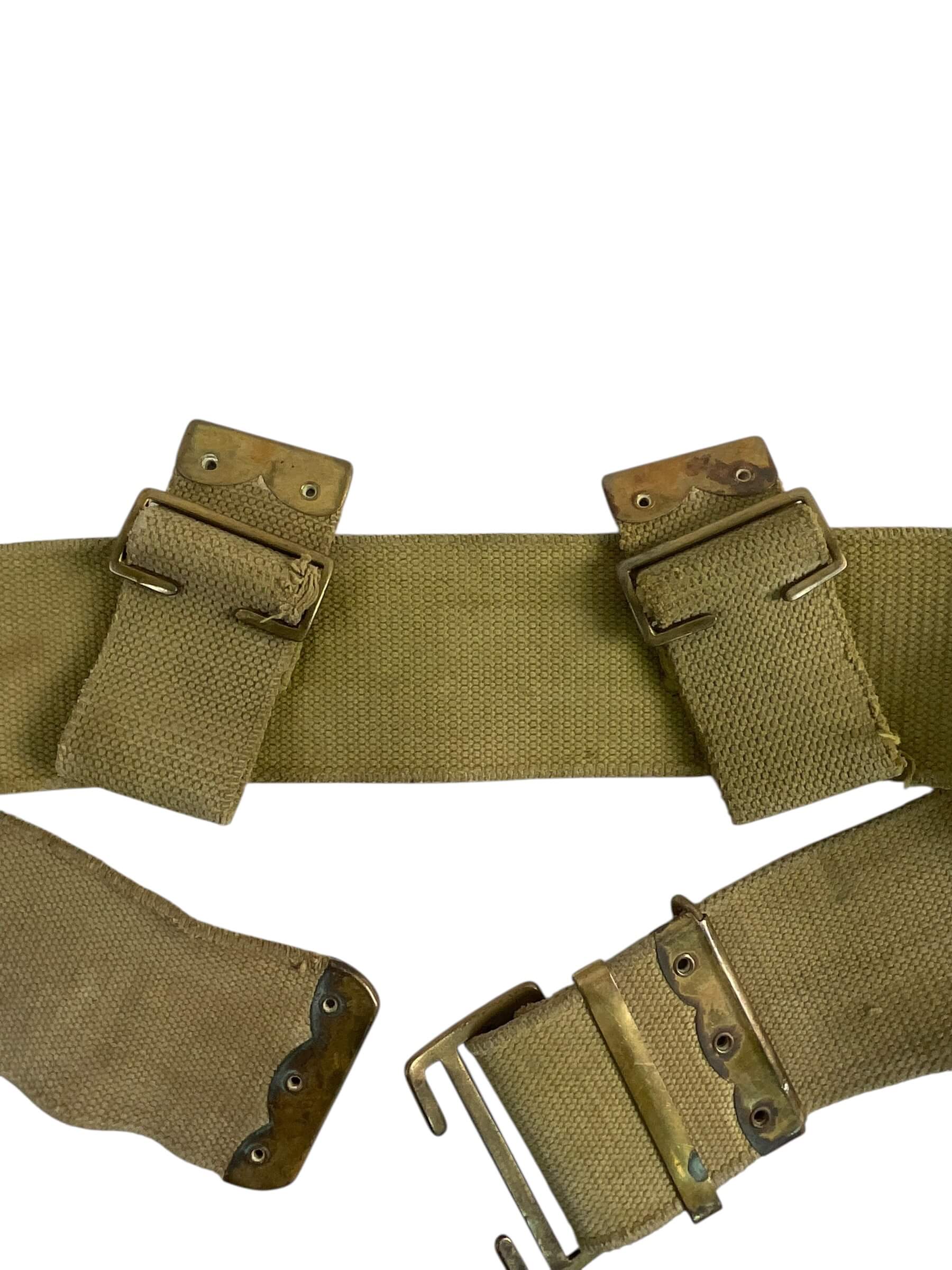 WW1 British BEF P08 Web Belt Size Medium WW1 British BEF P08 Web Belt Size Medium