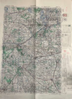 WW2 British War Office Map of Lochem Germany 1945 Dated 23" X 31"