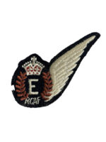WW2 Canadian RCAF Engineer E Half Wing Brevet Insignia WW2 Canadian RCAF Engineer E Half Wing Brevet Insignia
