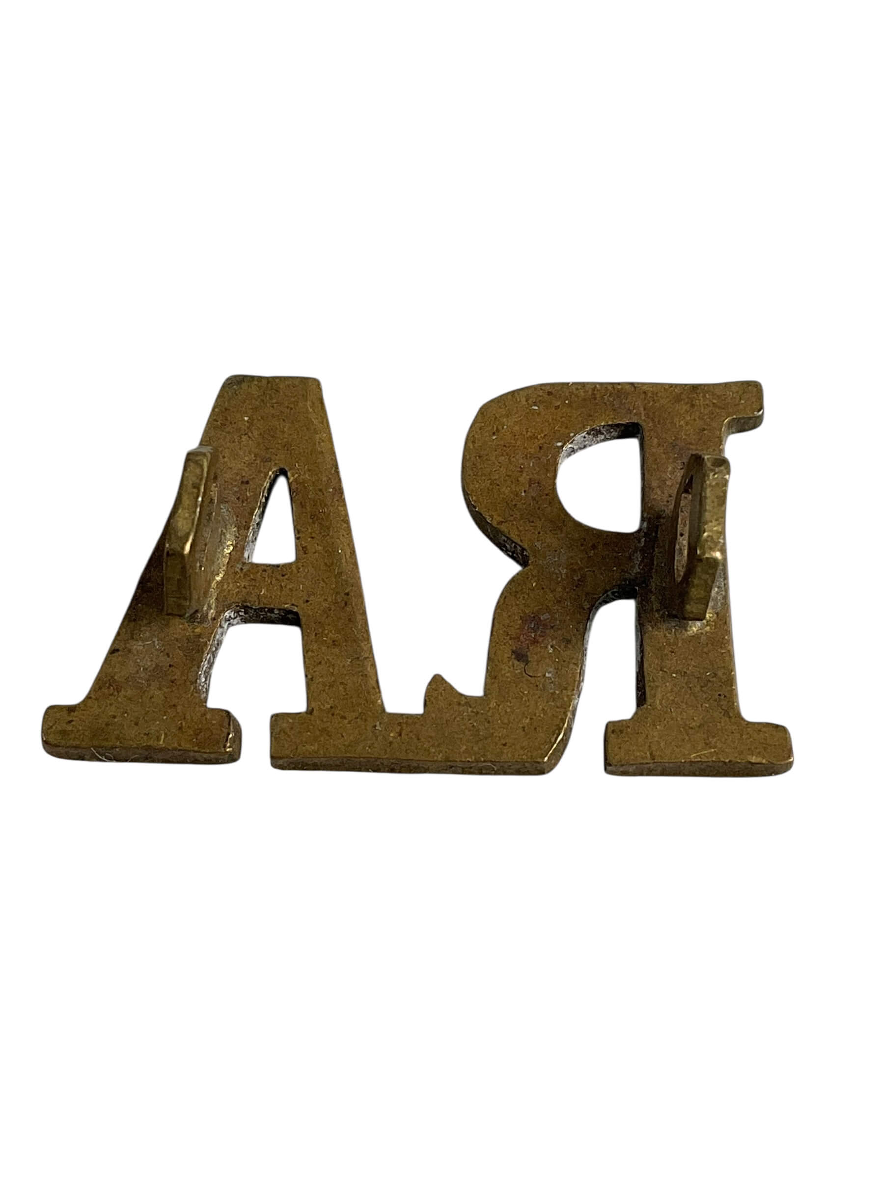 WW1 British BEF Royal Artillery Shoulder Title Insignia Single WW1 British BEF Royal Artillery Shoulder Title Insignia Single