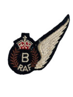 WW2 British RAF Canadian Made Bomb Aimer B Half Wing Brevet Insignia