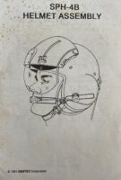 US USAF SPH-48 Helmet Assembly Used Softcover Reference Book US USAF SPH-48 Helmet Assembly Used Softcover Reference Book