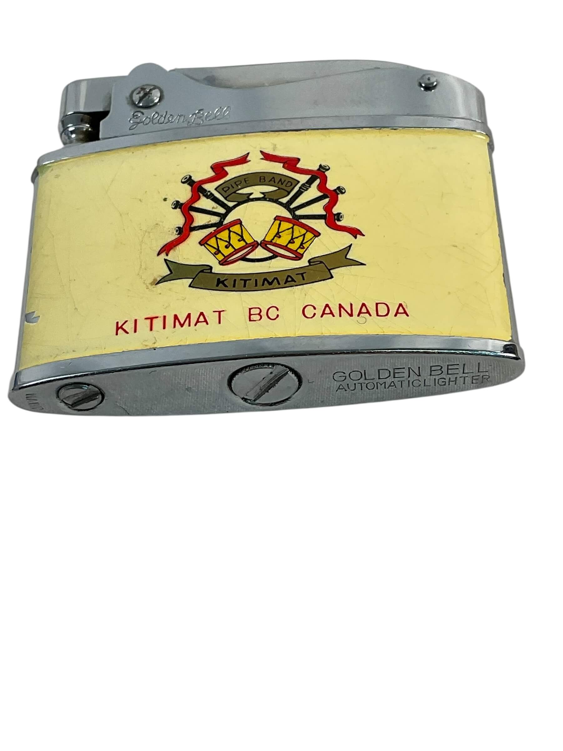 Canadian Kitimat BC Pipe Band Souvenir Lighter Working Canadian Kitimat BC Pipe Band Souvenir Lighter Working