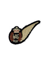 WW2 Canadian RCAF Wireless Air Gunner WAG Half Wing Brevet Insignia