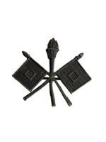 WW1 US AEF Signals Officers Collar Insignia Single