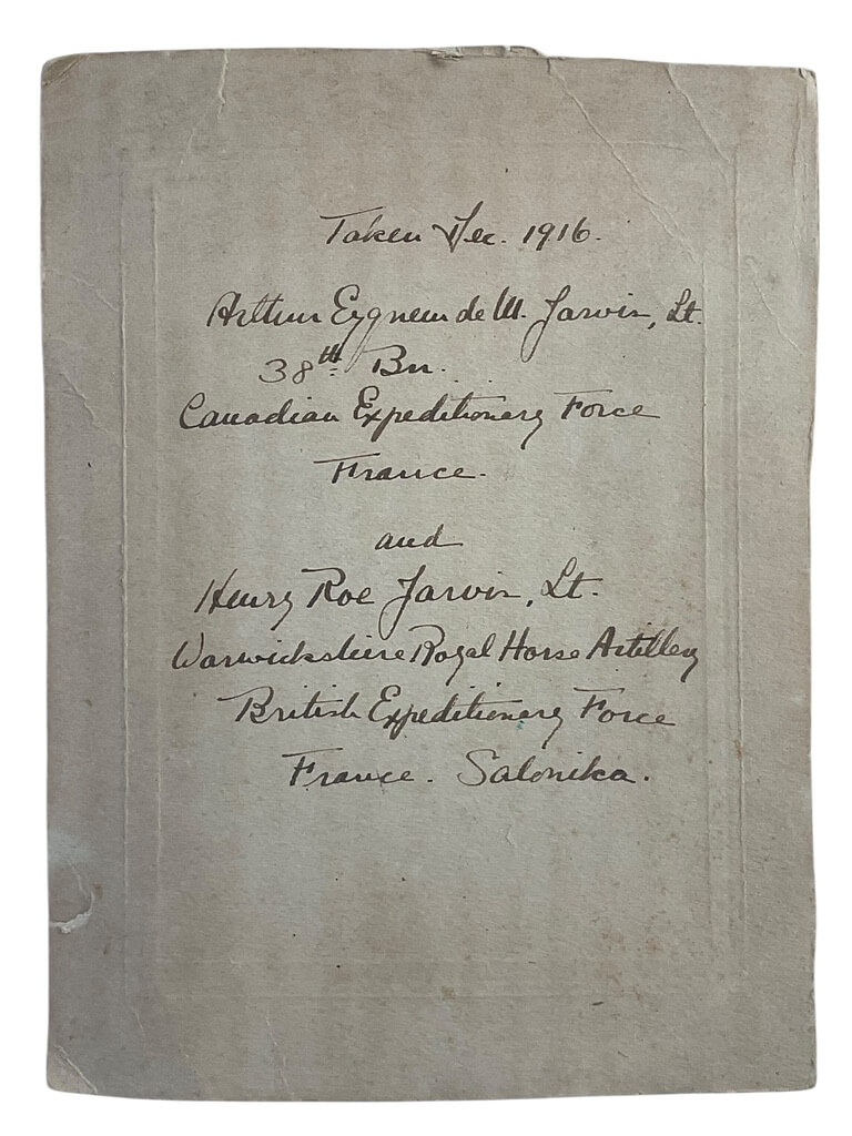 WW1 Canadian CEF 38th Battalion Officers Photograph Named 8" X 6" WW1 Canadian CEF 38th Battalion Officers Photograph Named 8" X 6"