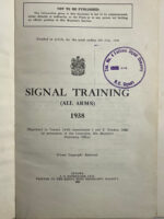 WW2 Canadian Army Signals Training All Arms 1938 Used Hardcover Reference Book WW2 Canadian Army Signals Training All Arms 1938 Used Hardcover Reference Book