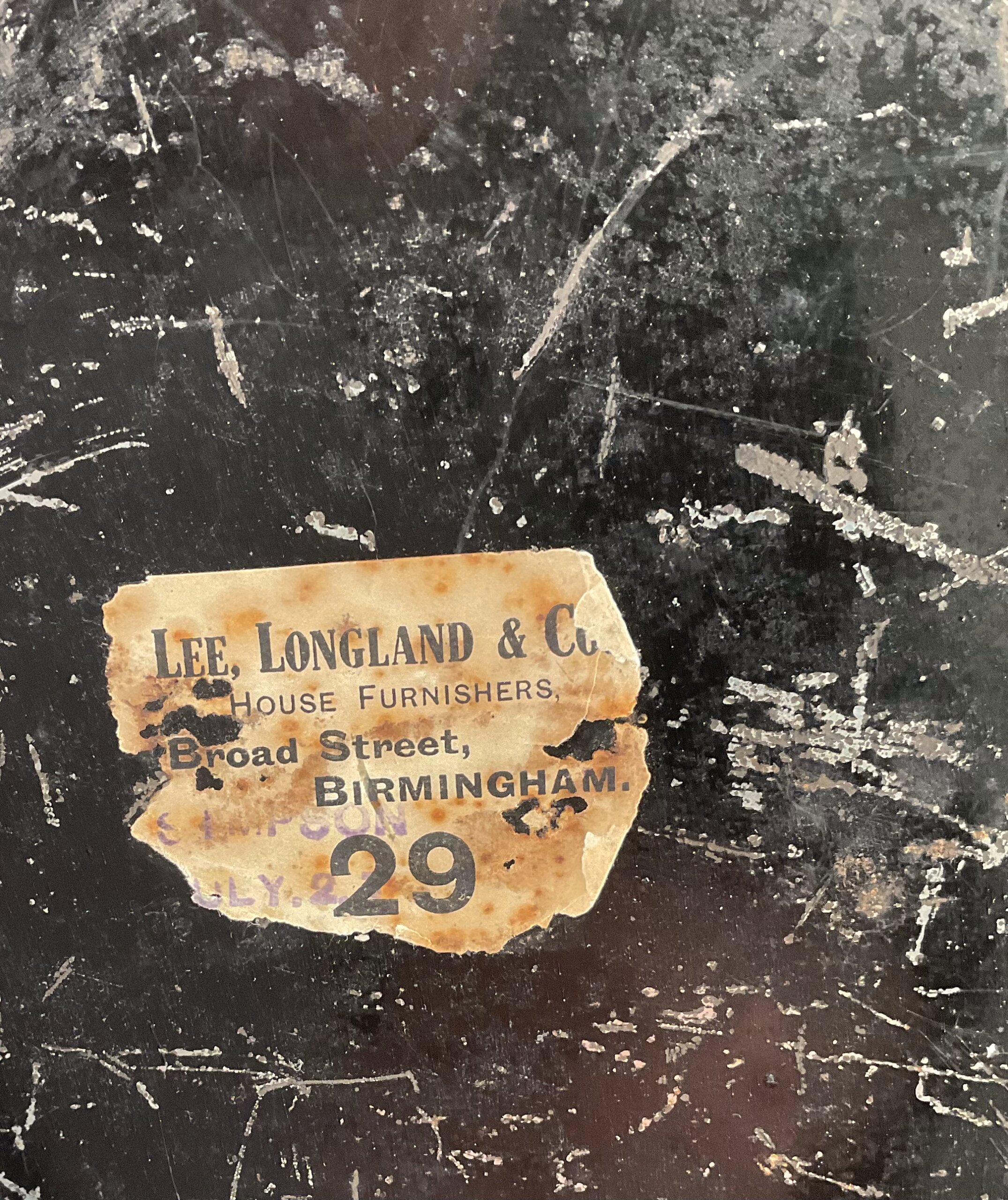 Pre WW1 British Officers Home Service Worcestershire Regiment Helmet Carrier Tin Pre WW1 British Officers Home Service Worcestershire Regiment Helmet Carrier Tin