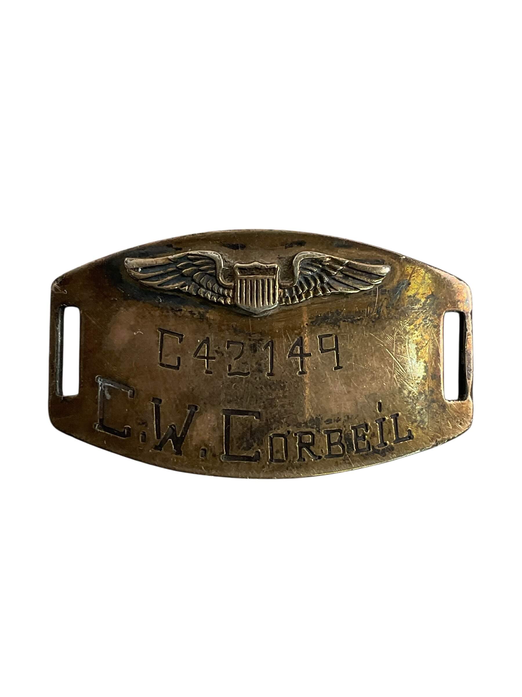 WW2 US USAAF Sweetheart Bracelet WW2 US USAAF Sweetheart Bracelet