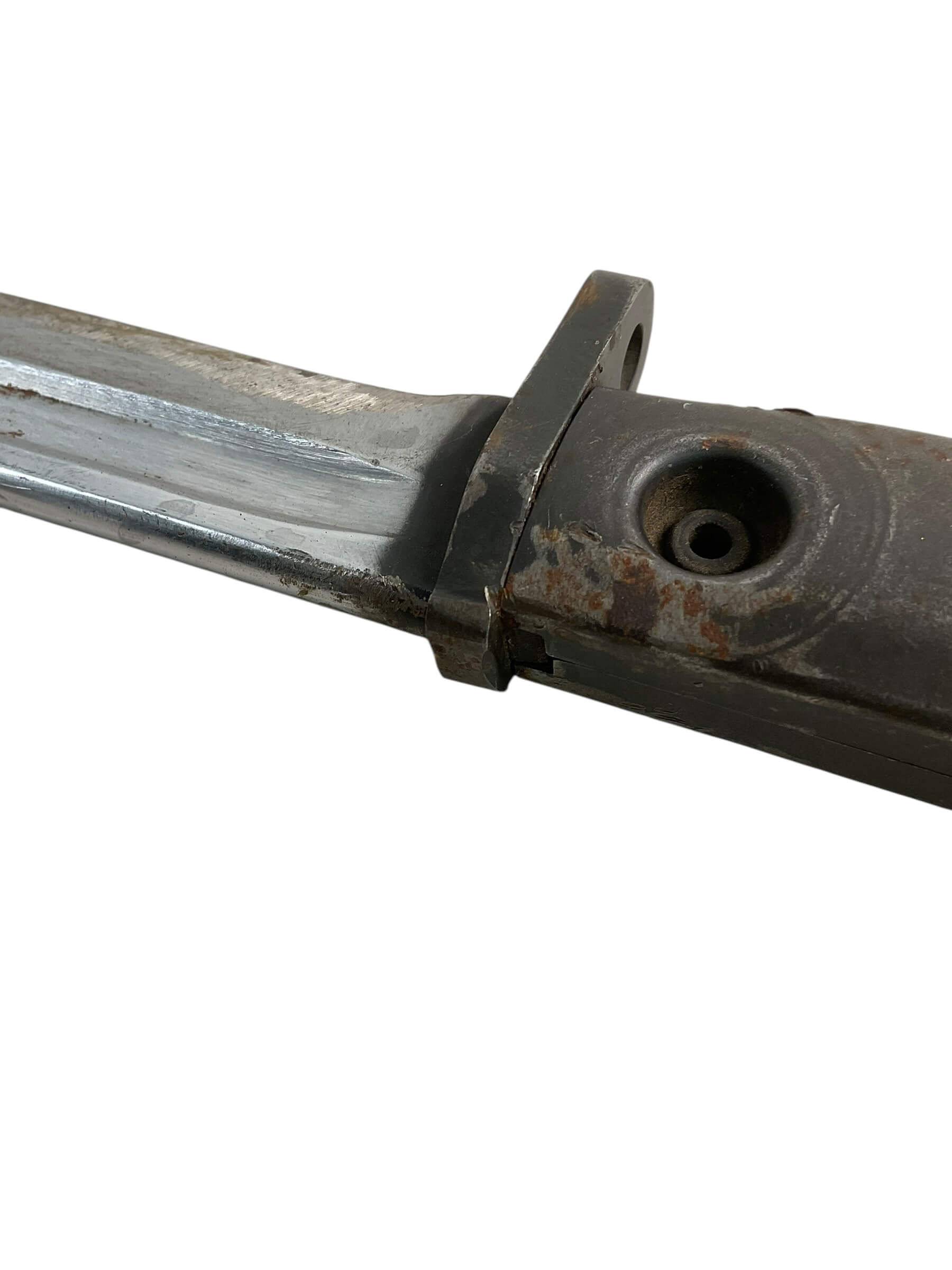 Canadian Forces FN C1 Bayonet With Scabbard 1957 Dated With Frog Sharpened MISSING BARREL MOUNT Canadian Forces FN C1 Bayonet With Scabbard 1957 Dated With Frog Sharpened MISSING BARREL MOUNT