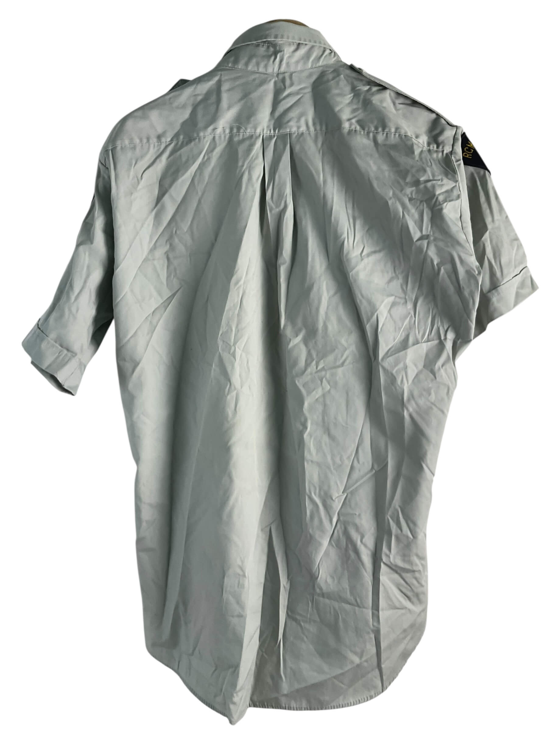 Royal Canadian Mounted Police RCMP Short Sleeve Blue Shirt Size 17 Royal Canadian Mounted Police RCMP Short Sleeve Blue Shirt Size 17