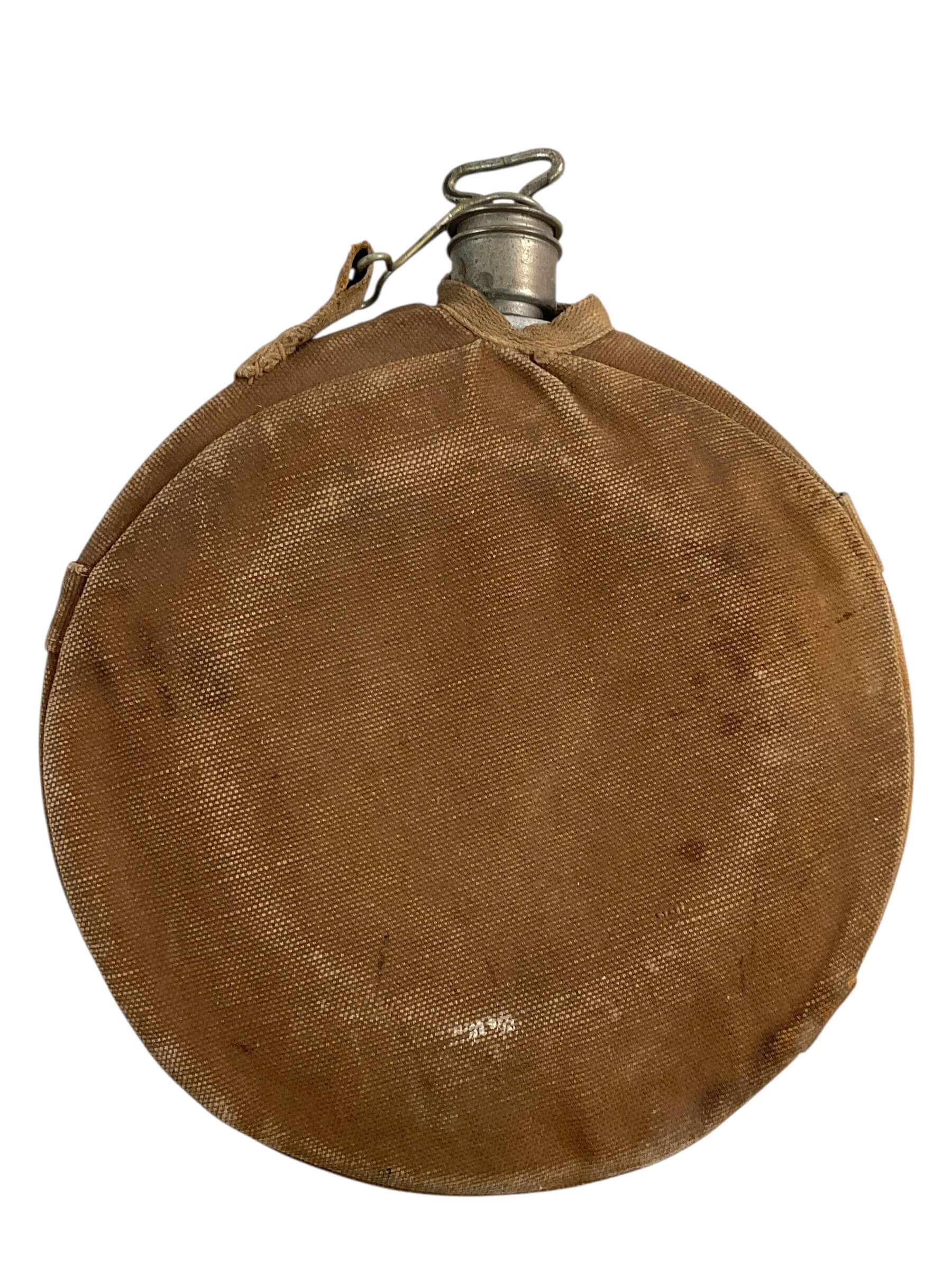 WW1 Canadian CEF Private Purchase Officers Canteen With Cover WW1 Canadian CEF Private Purchase Officers Canteen With Cover