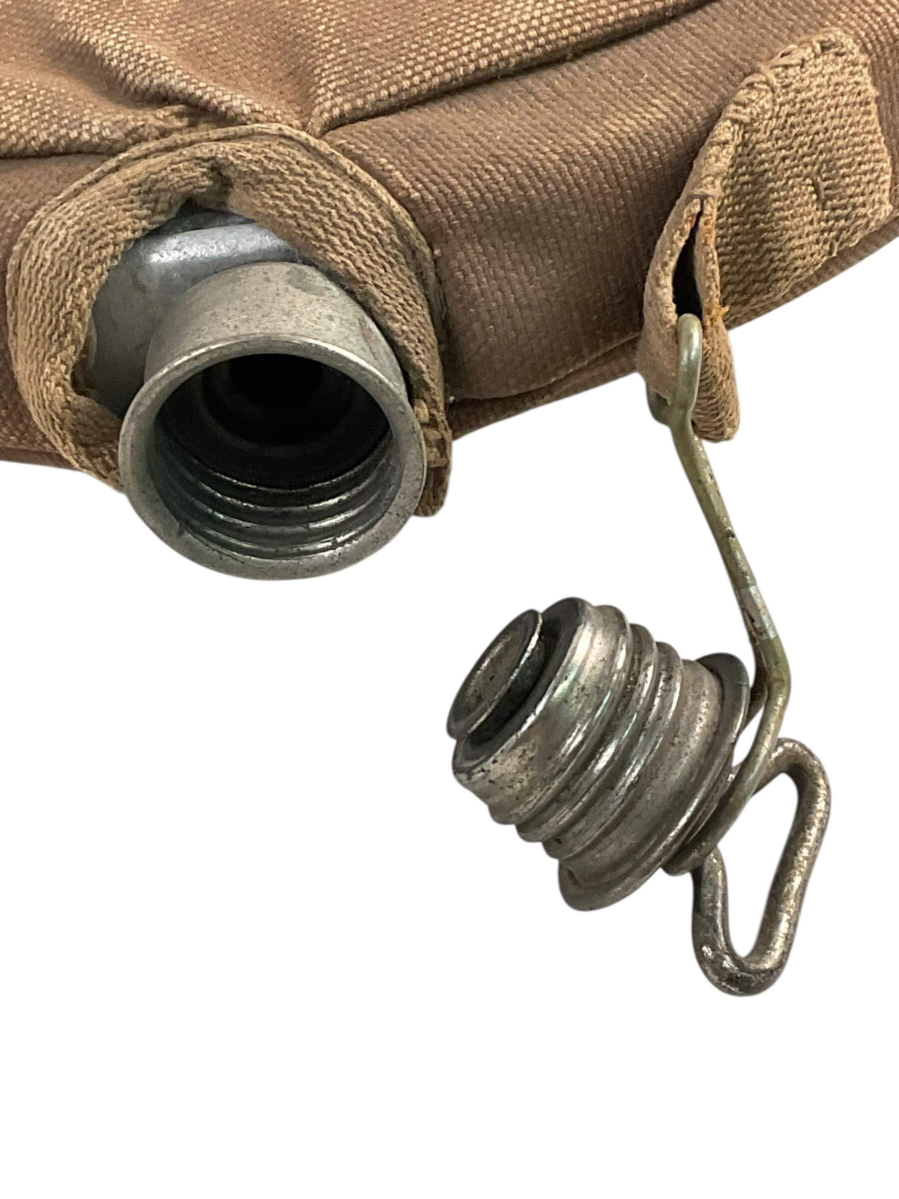 WW1 Canadian CEF Private Purchase Officers Canteen With Cover WW1 Canadian CEF Private Purchase Officers Canteen With Cover