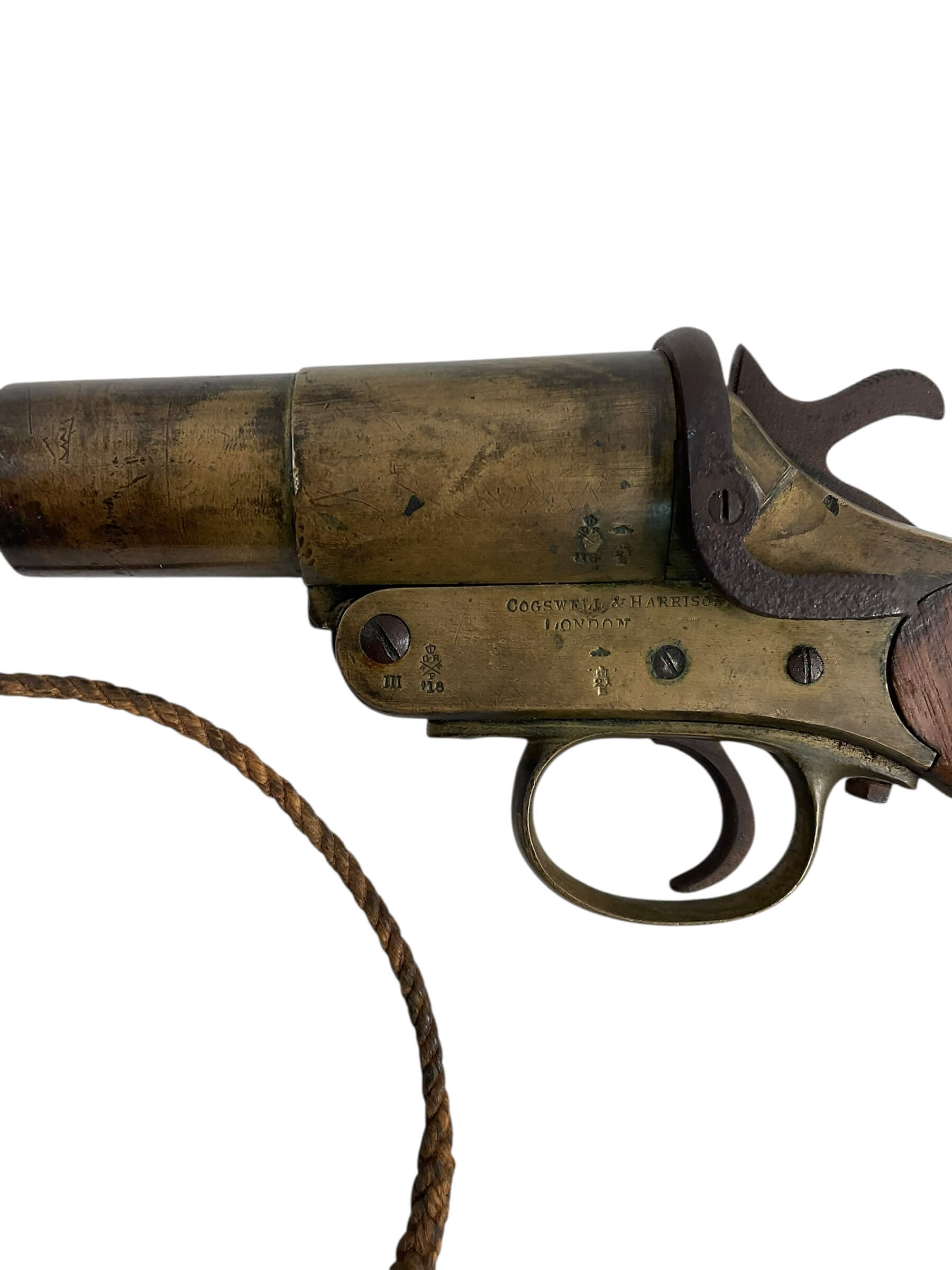 WW1 British BEF Cogswell and Harrison Brass Flare Pistol NO PAPERS WW1 British BEF Cogswell and Harrison Brass Flare Pistol NO PAPERS